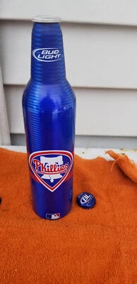 $1.50 • Buy Bud Light Phillies 2008 Cheap Alumnum Beer Bottle Bottles Empty Dow