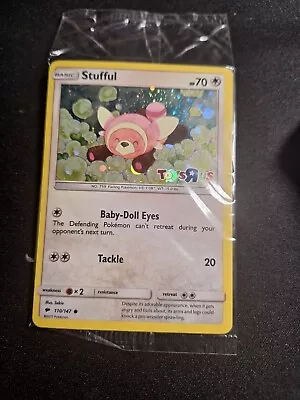 Pokemon Stufful Trading Card 110/147 Sealed Toys R Us Holo Rare TCG • $5