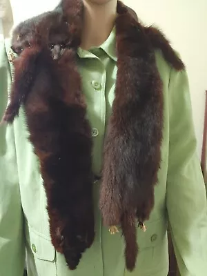 Vintage Mink Collar With Four Complete Pelts With A Chain Closure • $35