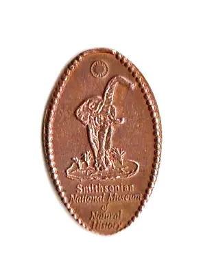 Elongated Penny  Smithsonian National Museum Of Natural History  Washington DC • $2.50