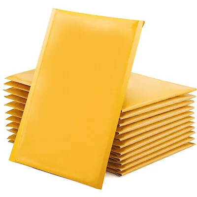 100Pcs 7¼  X 8  Kraft Bubble Mailers Self Seal Padded Envelopes For Packaging  • $9.99