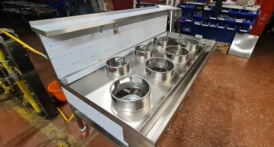 £3980 • Buy 7 Burner Chinise Wok Cooker HEAVY DUTY 4+3  Chinese/ Thai Commercial Gas Cooker