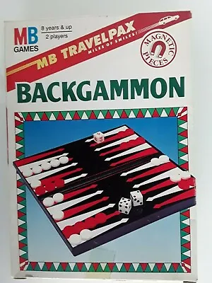 £12 • Buy Vintage 1990 - Mb Games Travelpax - Backgammon - New