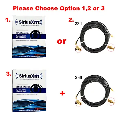 New Mini Magnetic Satellite Radio Car Antenna SMB Female Connector For Sirius XM • $16.95