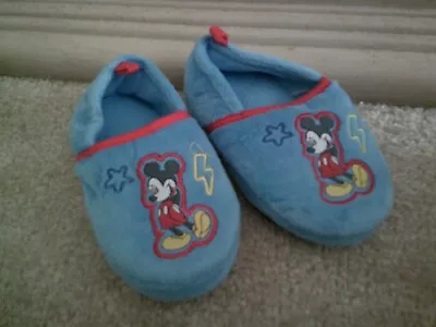 Disney Mickey Mouse Baby/Toddler House Slippers Size 7/8 • $6.99