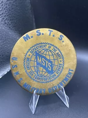 Vintage MSTS Pin Badge Merchant Marine Military Sea Transportation Service • $50