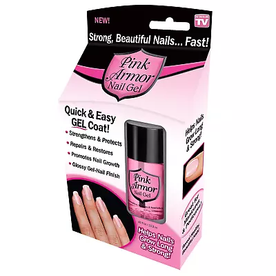 Strengthening Nail Gel For Growth And Protection Pink Armor Nail Polish 045 Oz • $17.87