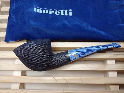 Pipe Moretti Bent Freehand Morta Freeform Bog Oak Handamade Italy 40 Oz.23 • $300