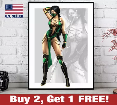 Mortal Kombat Jade Poster 18  X 24  Print Game Room Wall Art Decor 1 • $13.48