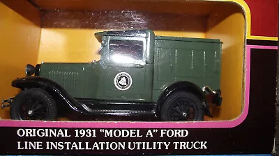 1931 Model A Ford Line Installation Utility Truck - 1/25 Scale • $5