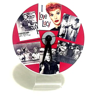 I Love Lucy Table Collectable Clock DVD CD Stand Lucille Ball 1950s TV USA  Rare • $27.99