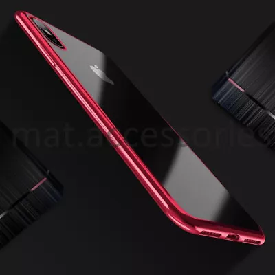 IPhone X 10 7+ 8+ Plus Case Transparent Shockproof Thin Slim Soft TPU Gel Cover • $3