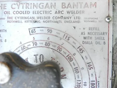 CYTRINGAN BANTOM Oil Cooled Welder • £150