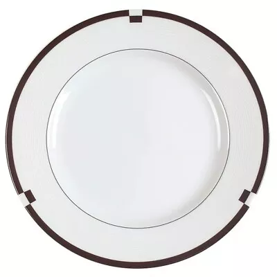 Mikasa MIDNIGHT Contemporary Salad Plates White  &  Black Mint Condition  • $16