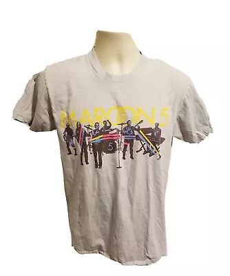 2015 Maroon 5 World Tour Adult Medium Cream TShirt • $15