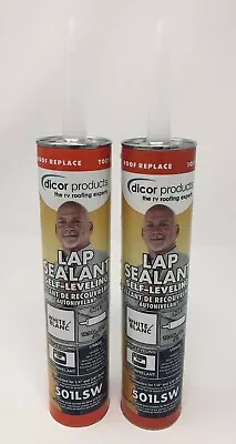 (2) RV/Trailer Dicor EPDM Rubber Roof Self Leveling Lap Sealant 2 Pack • $29.95