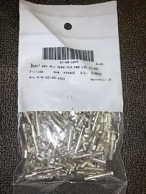 Molex 02-08-1002  Connector Pins          Female .084   20-14 Awg   100 Pcs. • $7.95