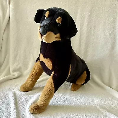 E&J Classic Prima Collection Plush Sitting Rottweiler Dog 22” Large Realistic • $98