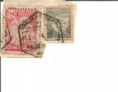 Mozambique Portugal 2 Stamps (20 Centavos + 50 Centavos) • $0.09