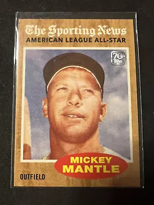 2021 Topps X Mickey Mantle Mickey Mantle 28  The Sporting News  Reprint (476) • $3.95