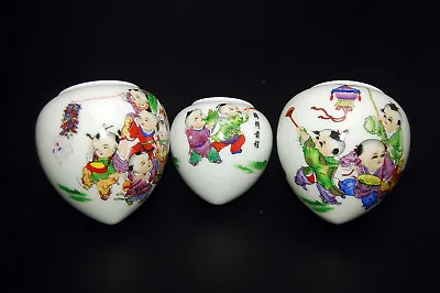 Large Vintage Porcelain Bird Feeders Bowls Cups For Chinese Bamboo Bird Cage • $29.99