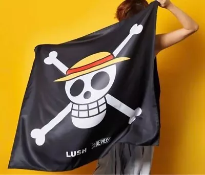 $72 • Buy LUSH X One Piece Pirate Flag Knot Wrap Gift Wrapping 40in × 40in Furoshiki