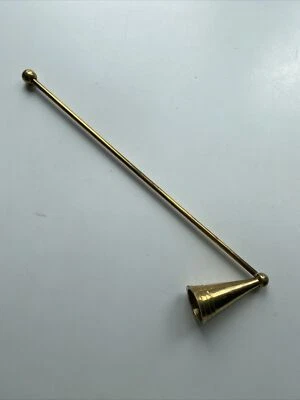 £8 • Buy Vintage Brass Antique Candle Snuffer Collectable Flame Extinguisher 33cm Long