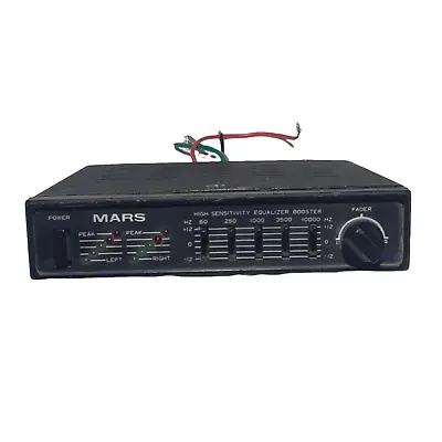 $110 • Buy Vintage Mars Old School Car Audio Graphic Equalizer Booster 5-Band Eq Tested Amp