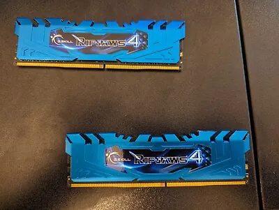 G.Skill RIPJAWS 4 Blue 16Gb (8x2) DDR4 3000MHz DDR4 RAM • £22.99