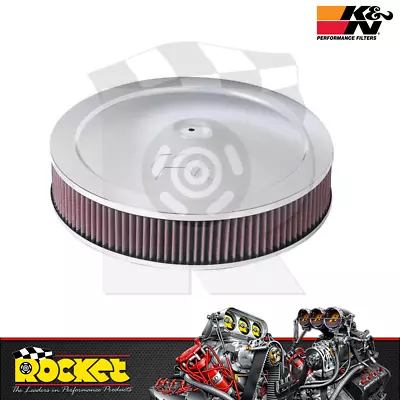 K&N Round Air Cleaner Assembly 14 X 3 - KN60-1280 • $143.67