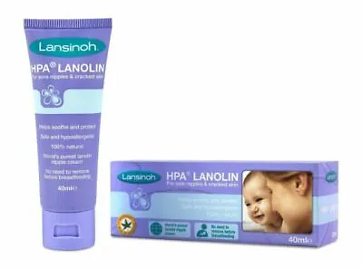 Lansinoh HPA Lanolin Cream 40ml (Sore & Cracked Nipples) • £11.99