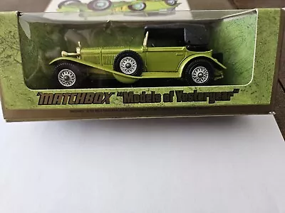 Matchbox Models Of Yesteryear Y-16 1928 Mercedes SS Coupe • $10