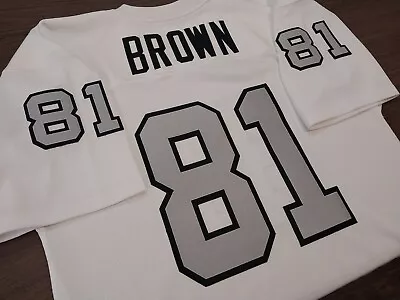 TIM BROWN HOF Oakland Las Vegas Raiders Jersey AFL White M&N Sz 48 XL (25 PTP) • $189.99