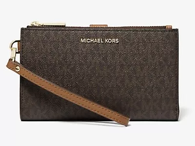 Brand New Michael Kors Jet Set Double Zip Wristlet Phone Wallet • $59