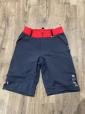 Fasthouse Crossline MTB Shorts Blue Size 28 • $22