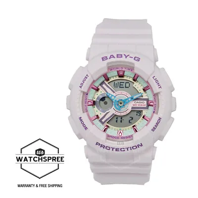 Casio Baby-G BA-110 Lineup Pastel Purple Resin Band Watch BA110XPM-6A • $185.68