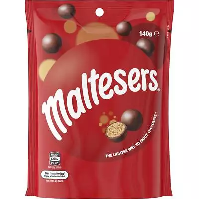 Maltesers Milk Chocolate Crunchy Balls Pouch 140g • $13.96