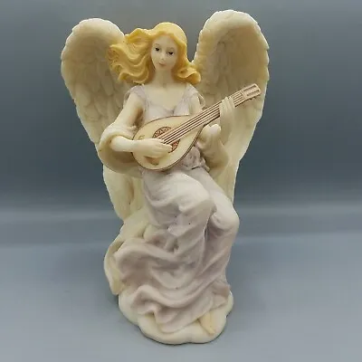 Seraphim Classics Angel Figurine Lydia Winged Poet Roman Music Instrument 6.5  • £9.64