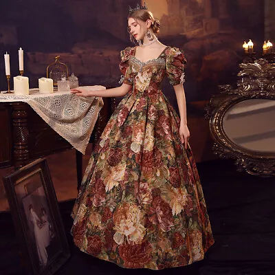 Renaissance Gown Queen Princess Prom Dresses Marie Antoinette Costume • $89
