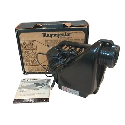 Vintage 1960s Magnajector Portable Magnifying Projector W/box & Booklet  • $23.40