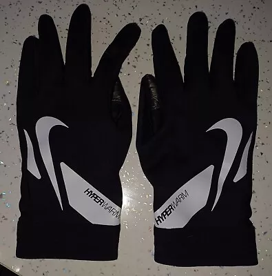 Mens Nike Adult Academy Hyperwarm Gloves Black • £8.99