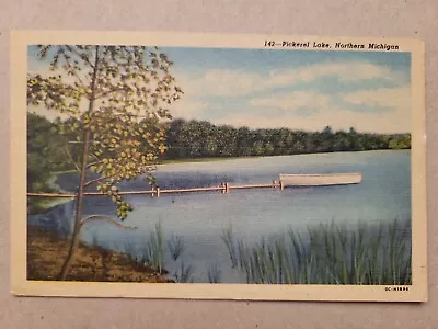 Vintage Postcard - Pickerel Lake Northern Michigan • $1