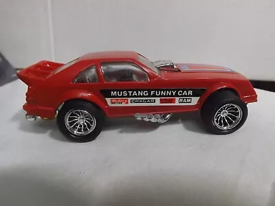 Tootsie Toys Red Mustang Funny Car Drag Racer Opening Chassis 5 1/2 Inches Long • $18.77