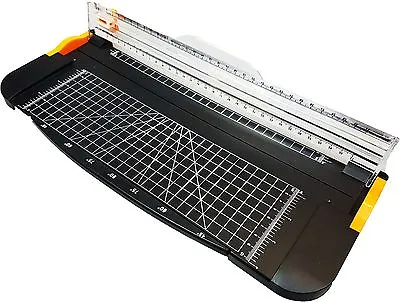 Heavy Duty A4 Photo Paper Cutter Guillotine Card Trimmer Ruler Home Office Arts • £9.49