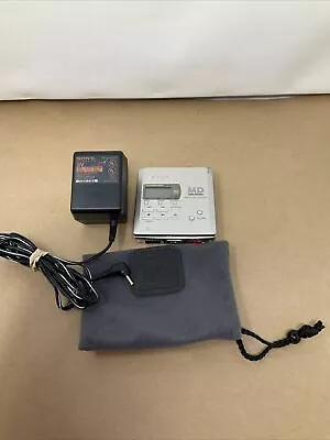 SONY MZ-R55 Walkman Portable MD MiniDisc Player/Recorder Tested • $99.87
