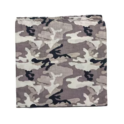 Bandana 100% Cotton Paisley Headband Neckerchief Scarf Mask Union Jack Army Camo • £3.45