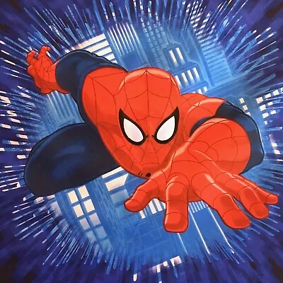 Spiderman Marvel Comics Kids Polycotton Fabric Panel Patchwork • $7.95