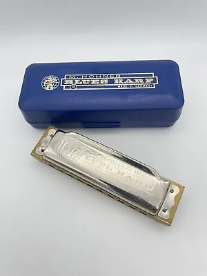 M Hohner Blues Harp Harmonica In The Key Of E Made In Germany Original Box • $29.95