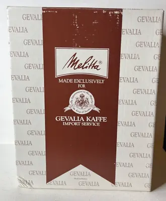 Melitta Gevalia Kaffe 4 Cup Coffee Maker Model BCM-4C White NIOB • $58.75
