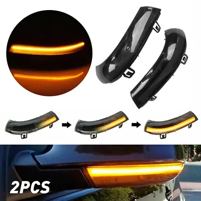For For 06-10 VW Jetta MK5 Car Auto Mirror LED Turn Signal Light Yellow Amber US • $23.99